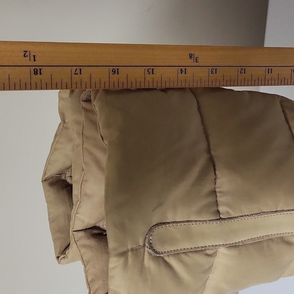 $Hostpick$Bama Lams vintage women's size 8wedge heel cream puffer high knee boot - Picture 11 of 17